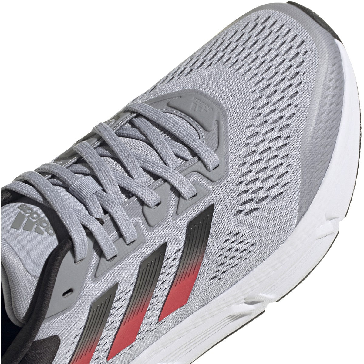 adidas Questar Mens Running Sneakers with Red Accents