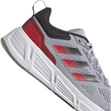 adidas Questar Mens Running Sneakers with Red Accents