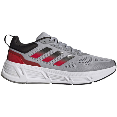 adidas Questar Mens Running Sneakers with Red Accents