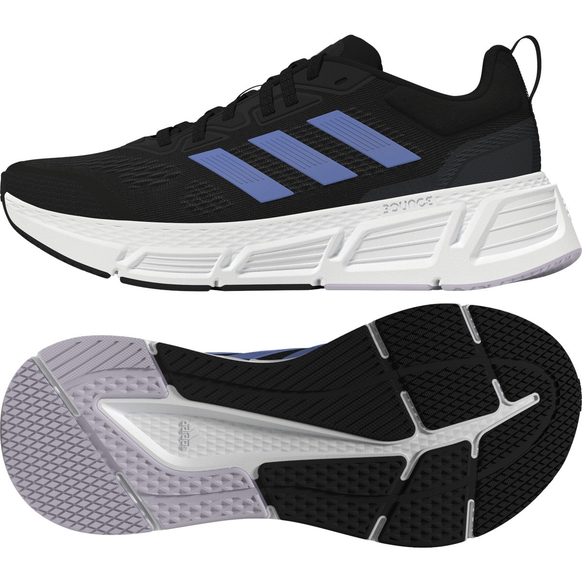 adidas Questar Womens Running Shoes in Black