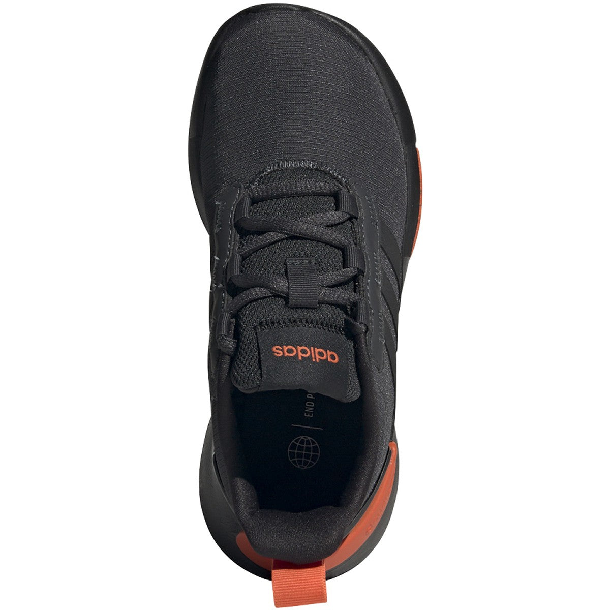 adidas Racer TR21 Kids Running Shoes in Black and Orange