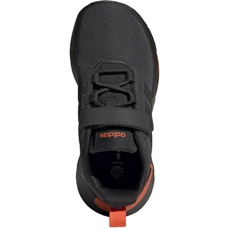 adidas Racer TR21 Elastic Lace Kids Running Shoes in Black and Orange