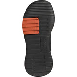 adidas Racer TR21 Elastic Lace Kids Running Shoes in Black and Orange