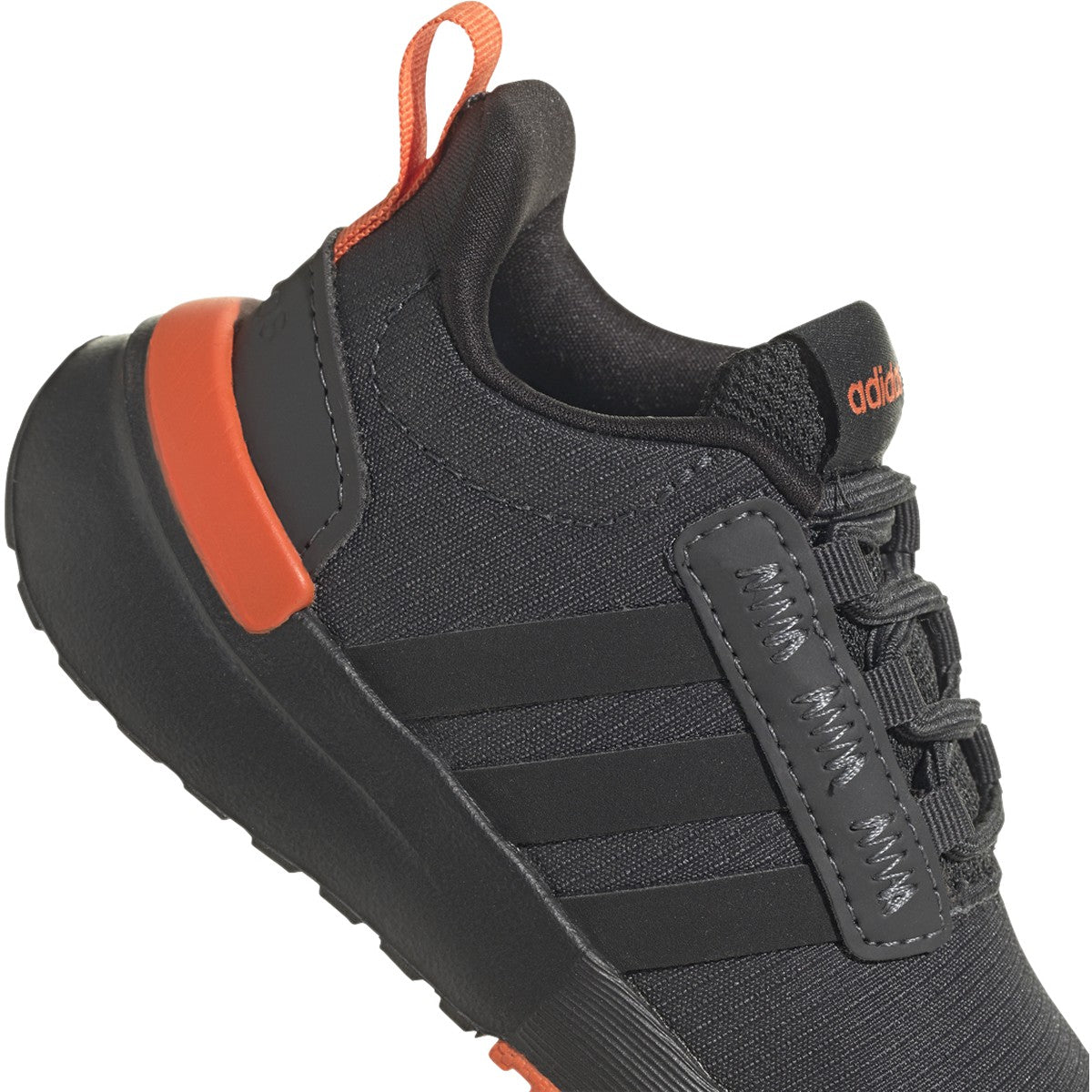adidas Racer TR21 Toddler Sneakers in Black and Orange