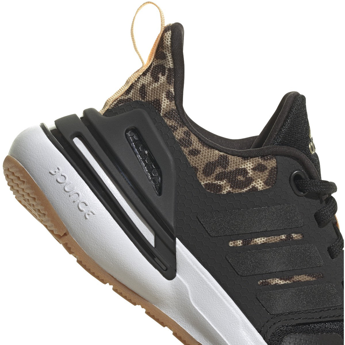 adidas Rapidasport Kids Running Shoes with Leopard Print