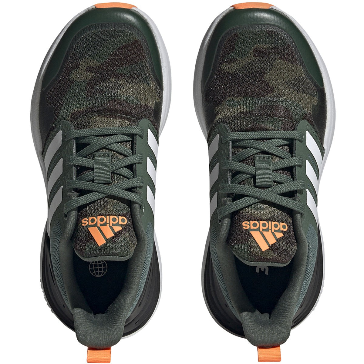 adidas Rapidasport Kids Running Shoes with Leopard Print