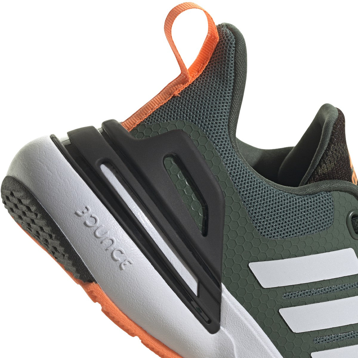 adidas Rapidasport Kids Running Shoes with Leopard Print