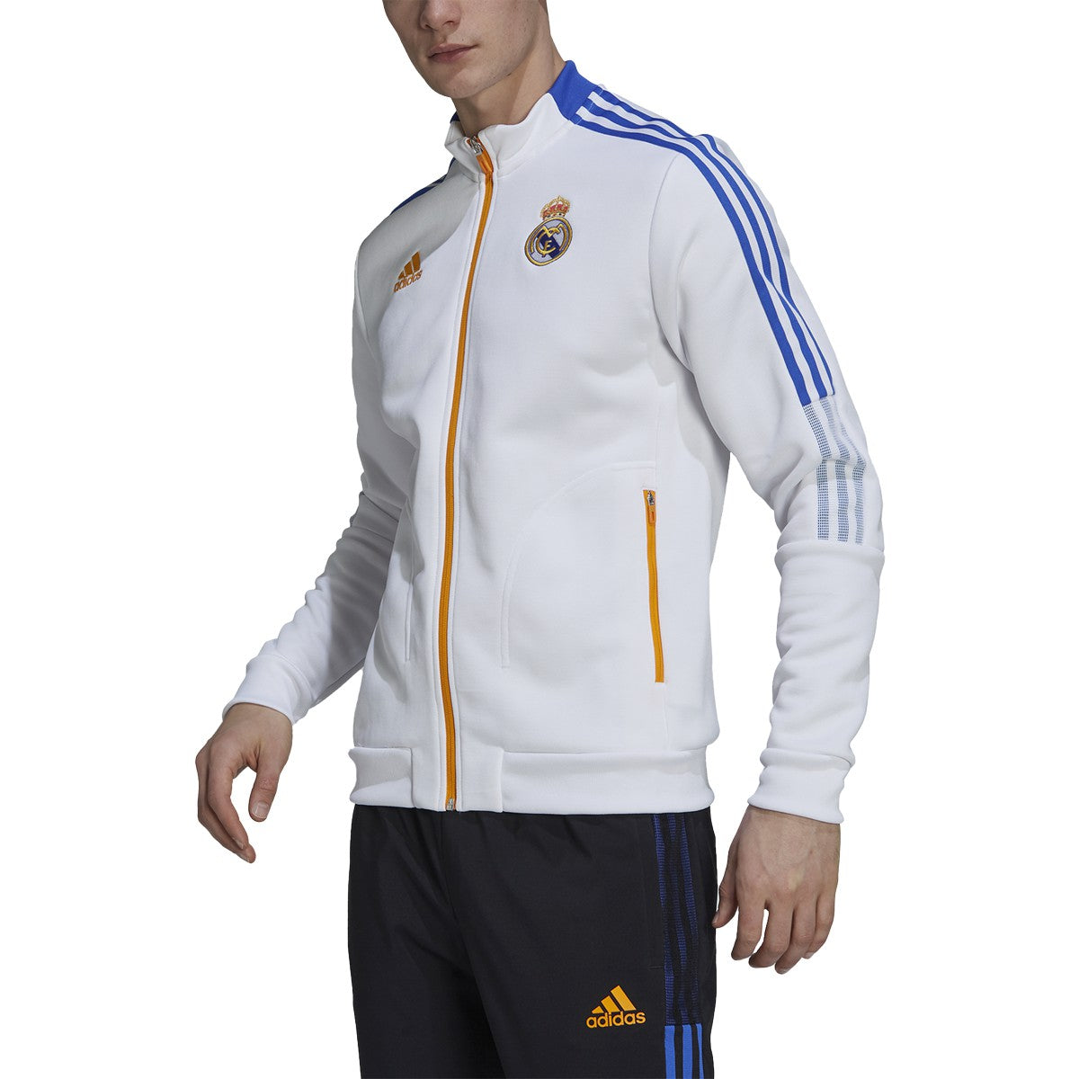 adidas Real Madrid 21-22 Anthem Jacket - Mens Soccer