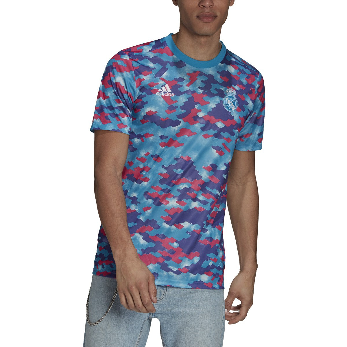 adidas Real Madrid 21-22 Pre-Match Jersey - Mens Soccer