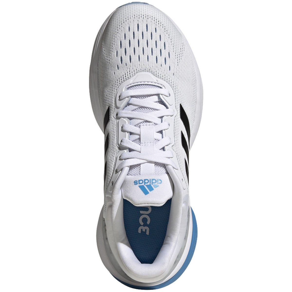 adidas Response Super 3.0 Womens Wide Running Shoes in White