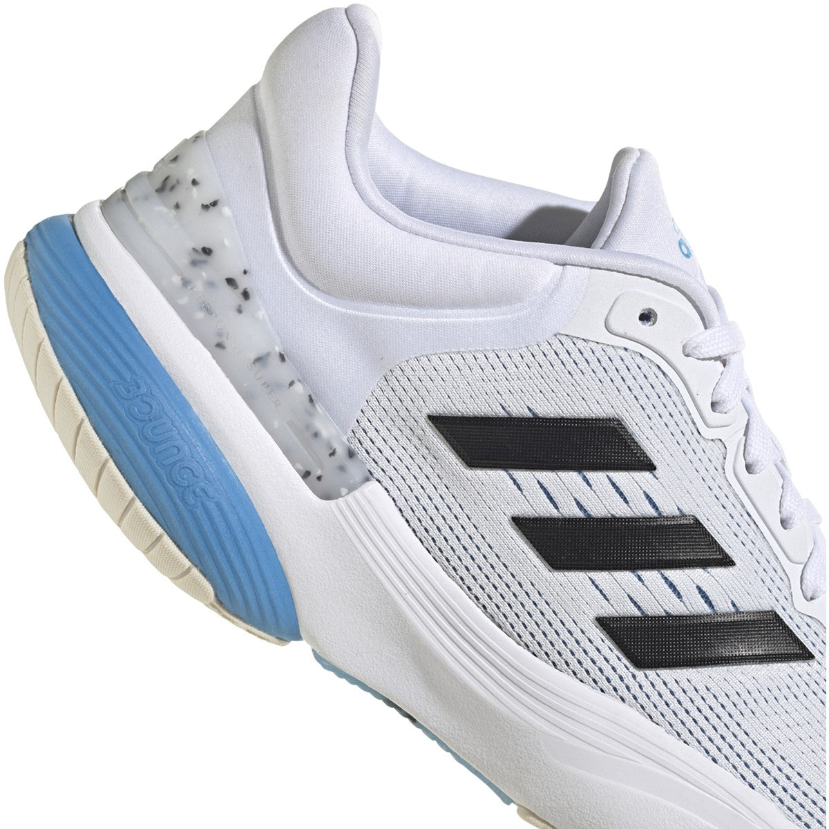 adidas Response Super 3.0 Womens Wide Running Shoes in White