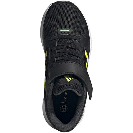 adidas Runfalcon 2.0 Kids Running Shoes in Black and Yellow