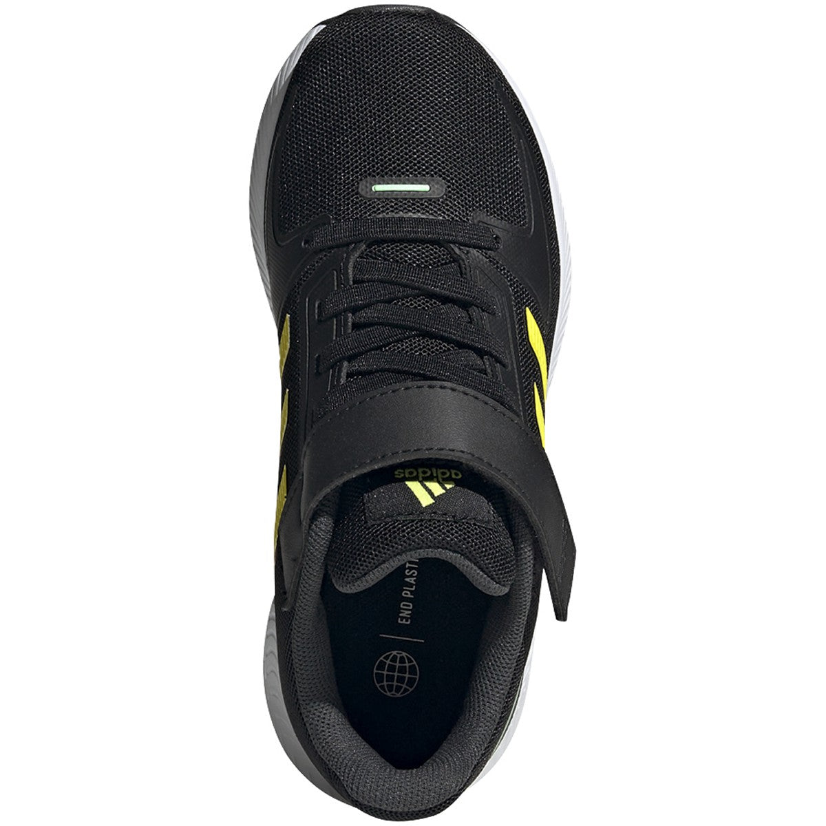 adidas Runfalcon 2.0 Kids Running Shoes in Black and Yellow