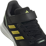 adidas Runfalcon 2.0 Kids Running Shoes in Black and Yellow