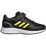 adidas Runfalcon 2.0 Kids Running Shoes in Black and Yellow