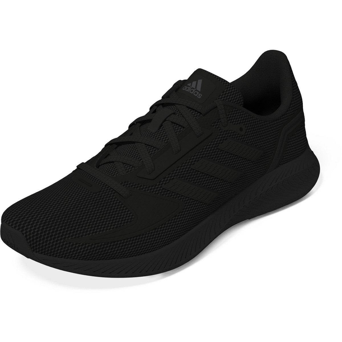 adidas RunFalcon 2.0 Womens Wide Running Shoes in Black