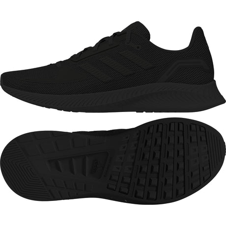 adidas RunFalcon 2.0 Womens Wide Running Shoes in Black