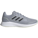 adidas RunFalcon 2.0 Womens Wide Running Sneakers in Silver