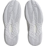 adidas Solematch Control Womens Tennis Shoes in White and Silver