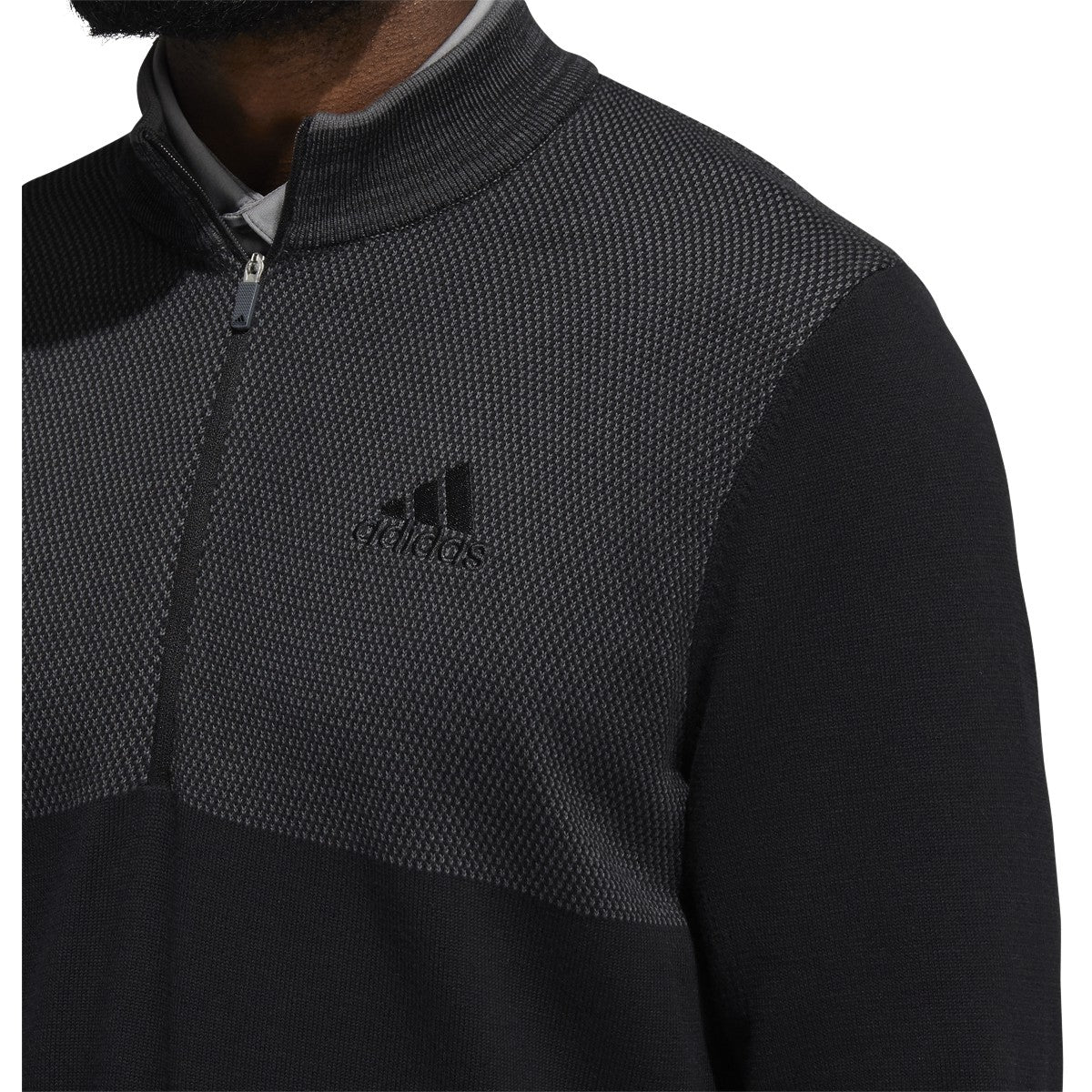 adidas Sport Quarter Zip Sweater - Mens Golf