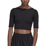 adidas Studio Open Back Womens Training Top
