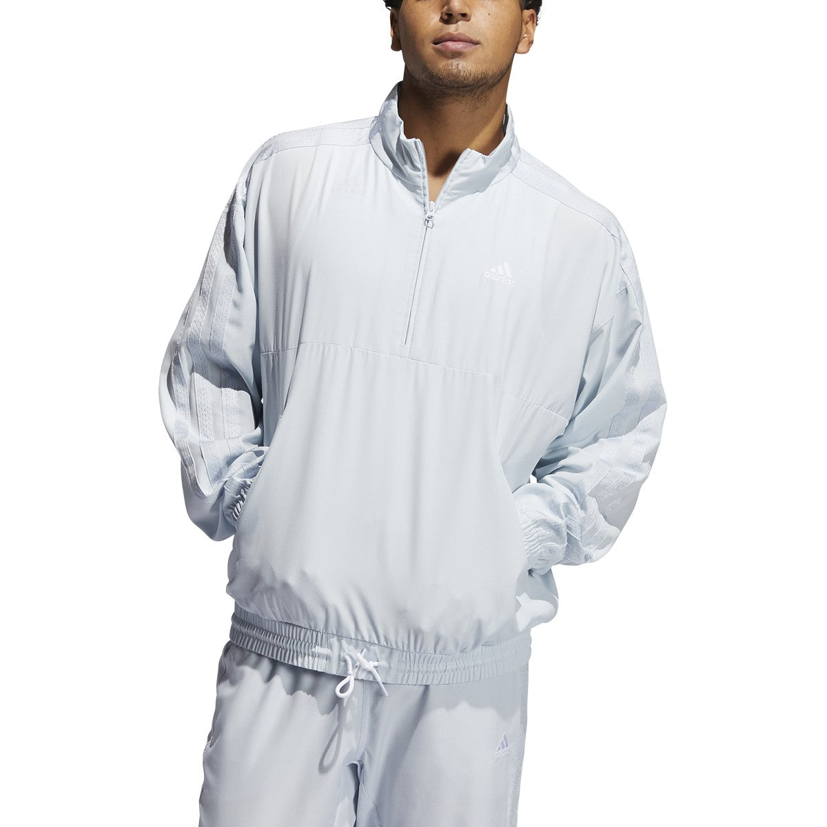 adidas Summer Legend Quarter Zip Windbreaker - Mens Basketball