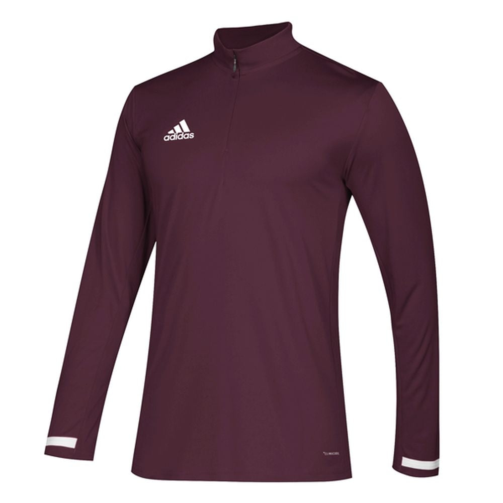 adidas Team 19 Long Sleeve Quarter-Zip Top - Men's Multi-Sport