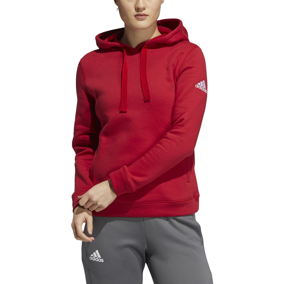 adidas Team Fleece Hoodie - Womens Casual