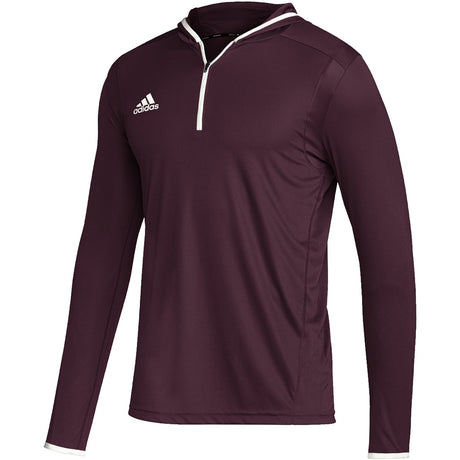 adidas Team Issue Mens Long Sleeve Hooded Tee