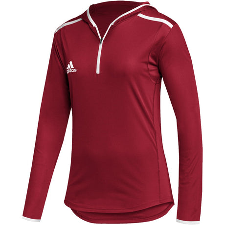 adidas Team Issue Womens Long Sleeve Hooded Tee