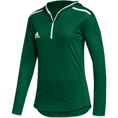 adidas Team Issue Womens Long Sleeve Hooded Tee