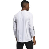 adidas Techfit Fitted Long Sleeve 3 Stripes Top - Mens Training