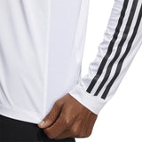 adidas Techfit Fitted Long Sleeve 3 Stripes Top - Mens Training