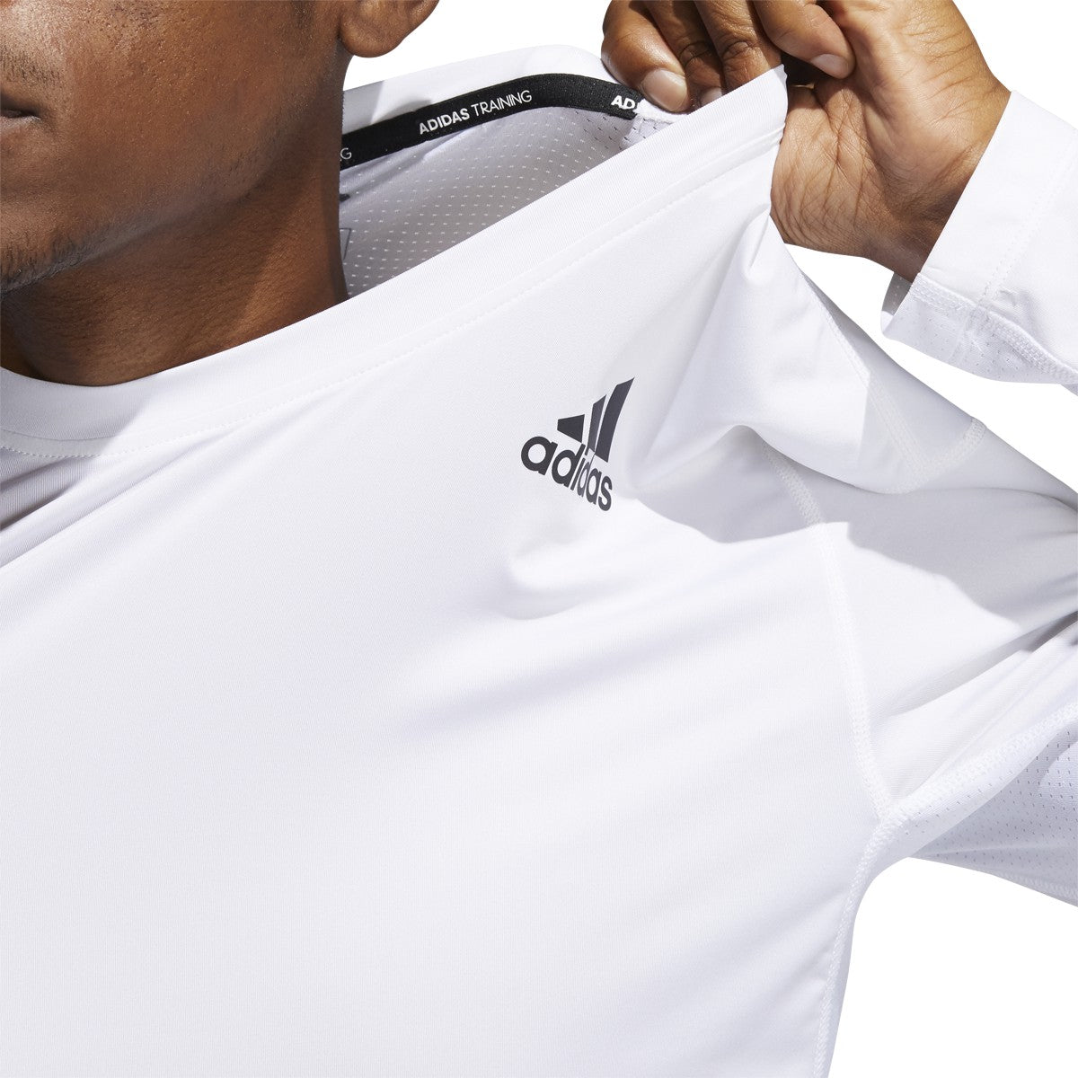 adidas Techfit Fitted Long Sleeve Top - Mens Training