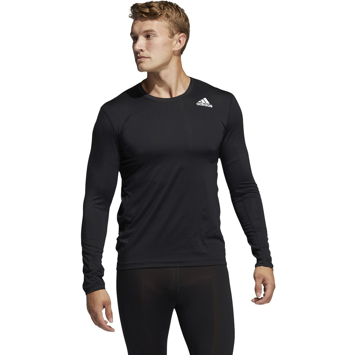 adidas Techfit Fitted Long Sleeve Top - Mens Training