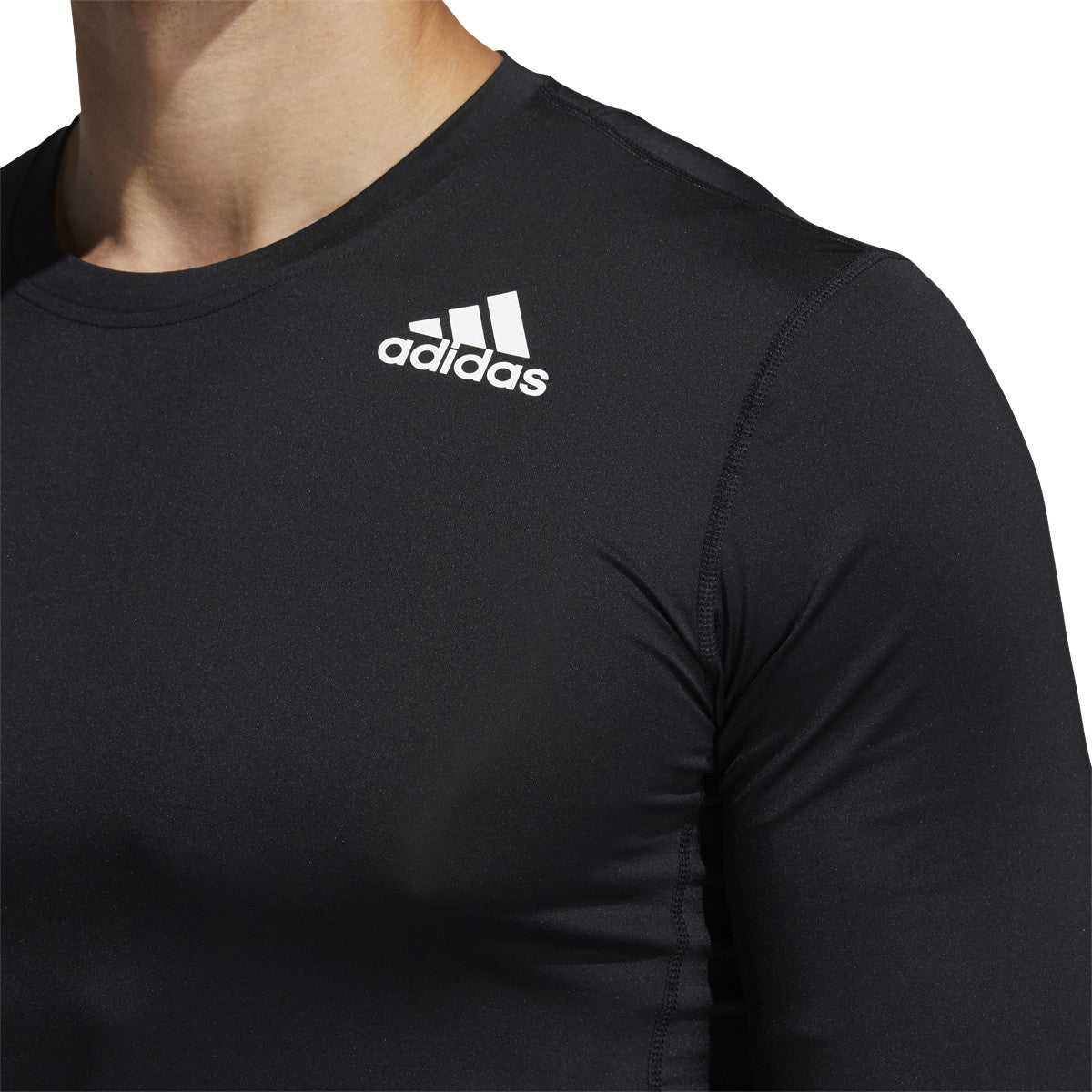 adidas Techfit Fitted Long Sleeve Top - Mens Training