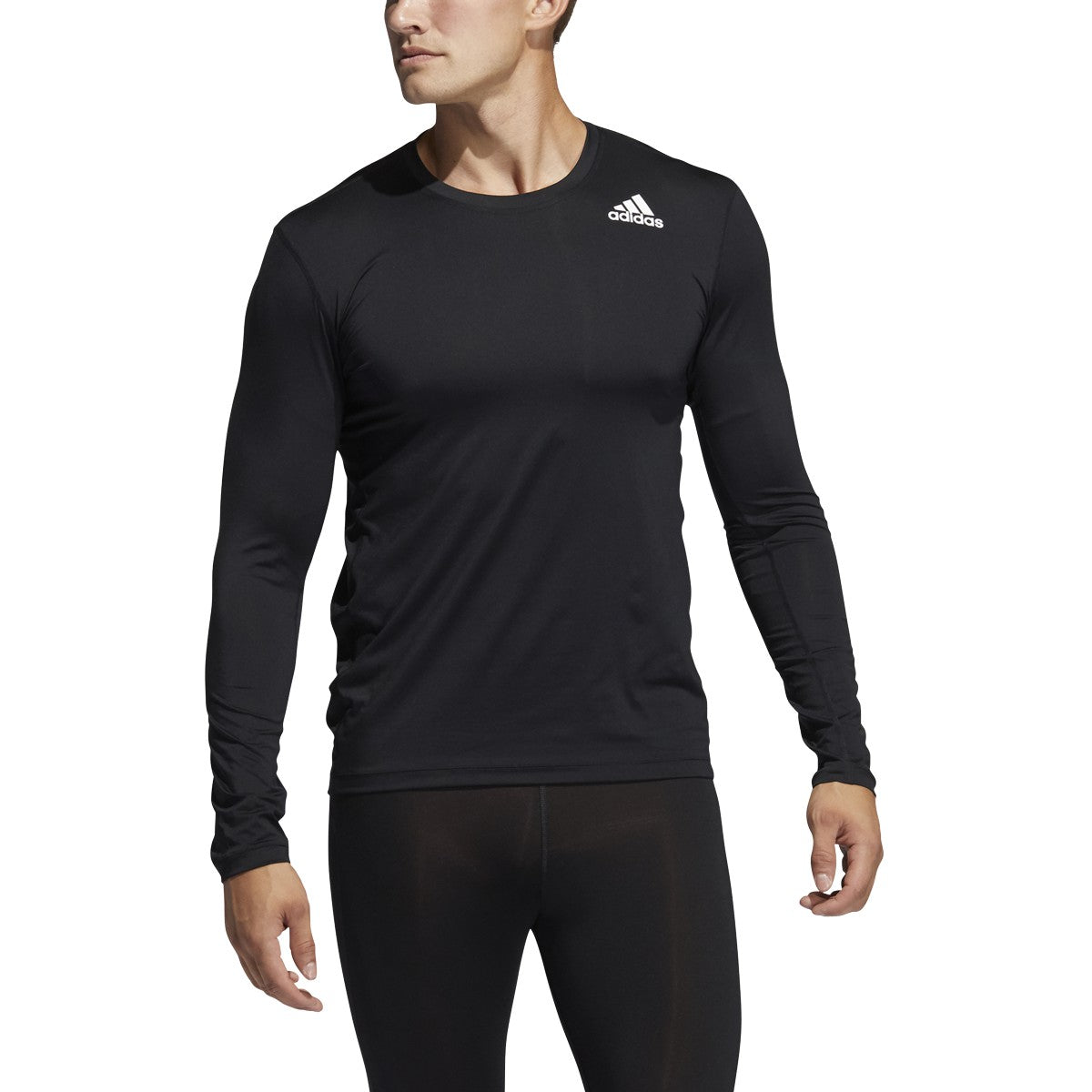 adidas Techfit Fitted Long Sleeve Top - Mens Training