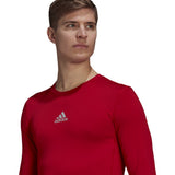 adidas Techfit Long Sleeve Mens Soccer Compression Shirt