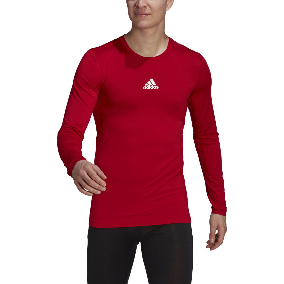 adidas Techfit Long Sleeve Mens Soccer Compression Shirt
