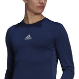 adidas Techfit Long Sleeve Mens Soccer Compression Shirt