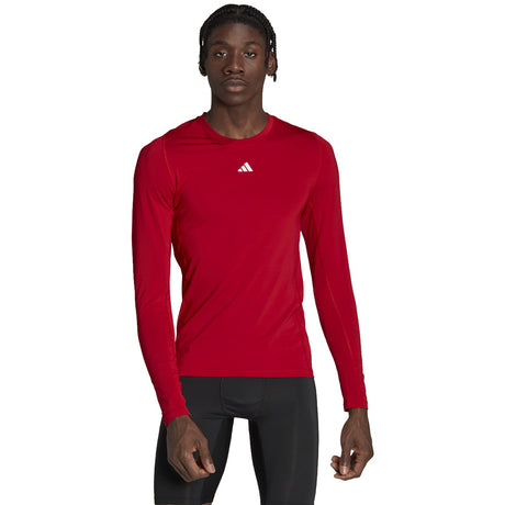 adidas Mens Techfit Long Sleeve T-Shirt