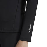 adidas Techfit Womens Long Sleeve Quarter Zip Training Top