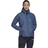 adidas Terrex MyShelter Womens Hooded Hiking Jacket with Primaloft
