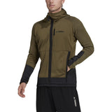 adidas Terrex Tech Fleece Hooded Jacket - Mens Hiking