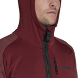adidas Terrex Tech Fleece Hooded Jacket - Mens Hiking