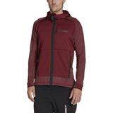 adidas Terrex Tech Fleece Hooded Jacket - Mens Hiking