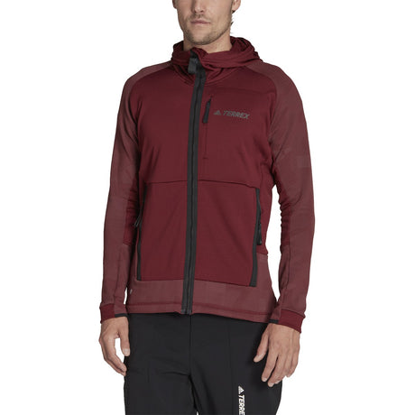 adidas Terrex Tech Fleece Hooded Jacket - Mens Hiking