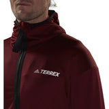 adidas Terrex Tech Flooce Mens Light Hooded Fleece Jacket