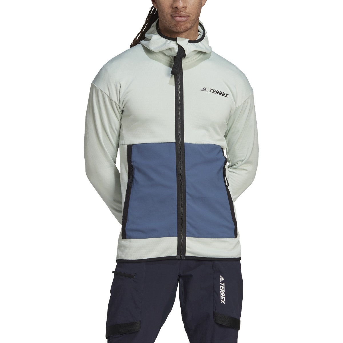 adidas Terrex Tech Flooce Mens Light Hooded Fleece Jacket
