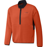 adidas Terrex Utilitas Mens Half Zip Hiking Fleece